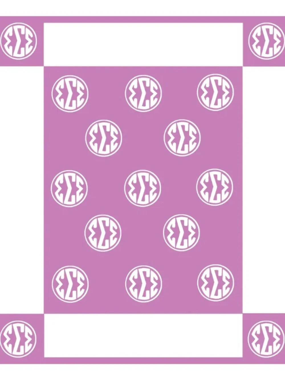 Sigma Sigma Sigma Throw Blanket, NWT